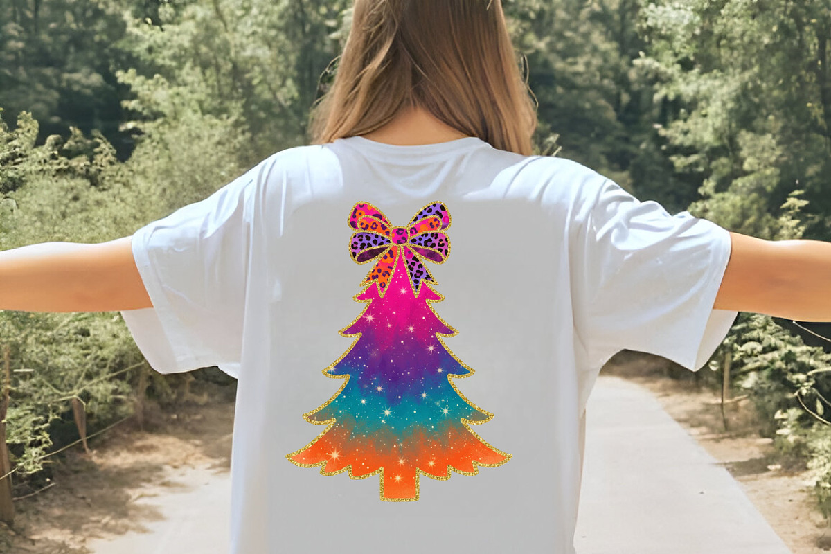 Glitter Brushstroke Christmas Tree, an Illustration by SinaCreation (Photo 6 of 7)