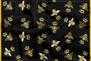 Queen Bees | Vector Pattern, a Pattern Graphic by AALofts Design (Thumbnail 7 of 7)
