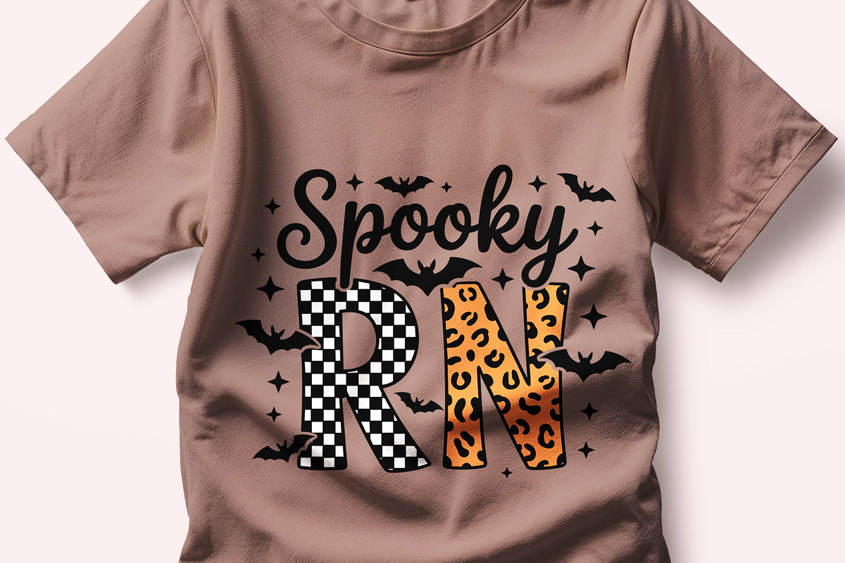Retro Halloween Nurse T Shirt Design, a Seasonal Illustration by Unique Design Team (Photo 7 of 7)
