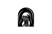 Waterfall Arch Landscape SVG Bundle, an Illustration by jahid234 (Thumbnail 26 of 31)