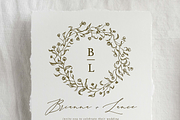 Brown Floral Frame, an Illustration by Jordyn Grace Design (Thumbnail 2 of 2)