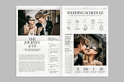 Wedding Newspaper Template, a Brochure Template by BrandPacks (Thumbnail 3 of 4)