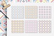 Watercolor Pastel Tile Pattern, a Pattern Graphic by Rachel Art Studio (Thumbnail 7 of 10)