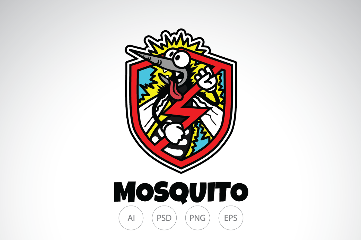 Mosquito Zapper Logo Template, a Branding & Logo Template by Heavtryq Design (Photo 1 of 4)