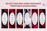 Dark Romance Printable Bookmarks, an Object Graphic by Anna Design Studio (Thumbnail 5 of 10)
