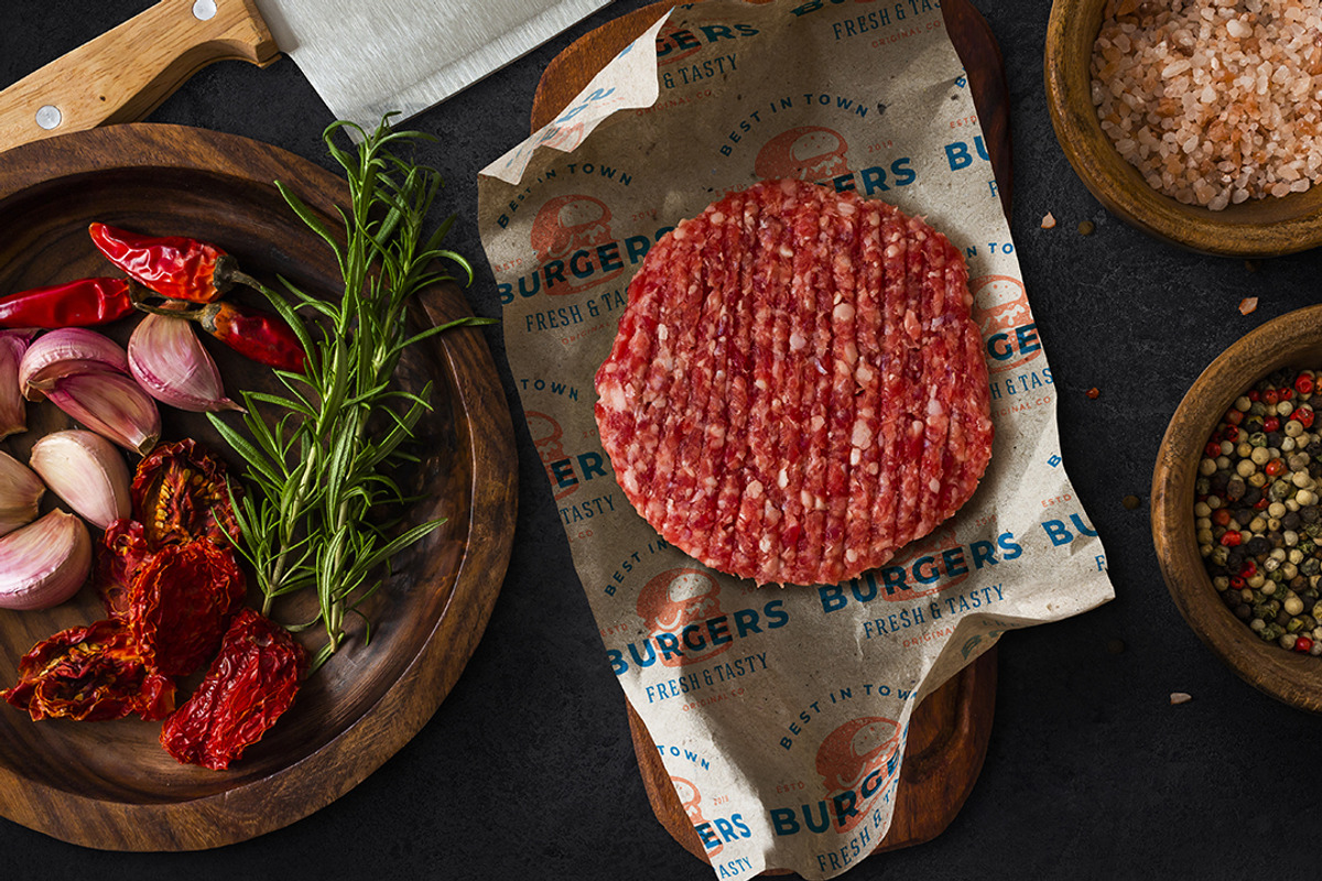 Meat Wrapping Paper Mockup, a Product Mockup by Graphicboom (Photo 6 of 6)