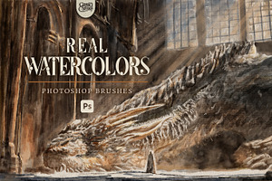 Real Watercolors - Photoshop Brushes