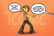 Comico Dialogue, a Script Font by DonMarciano (Thumbnail 4 of 5)