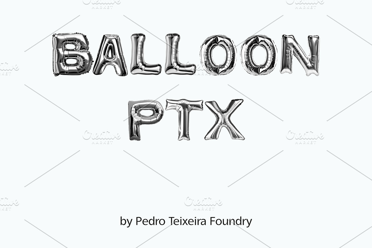 Inflate PTx (SVG) Balloon font, a Sans Serif Font by vectalex (Photo 1 of 5)