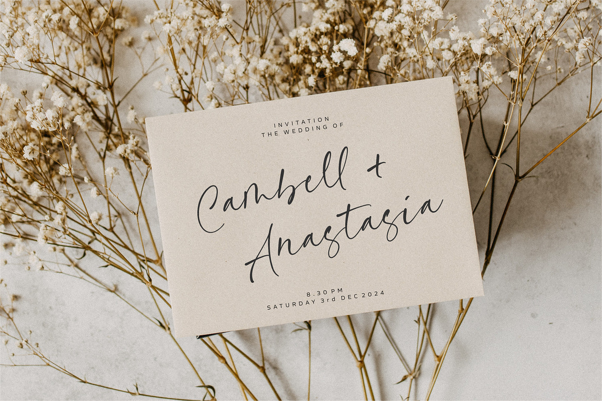 Hillary Kimber Handwritten Font, a Script Font by Balpirick Studio (Photo 2 of 6)
