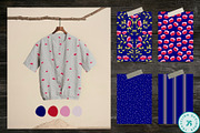 Folklore Flora Pattern Collection, a Pattern Graphic by Traveling Designer (Thumbnail 6 of 6)