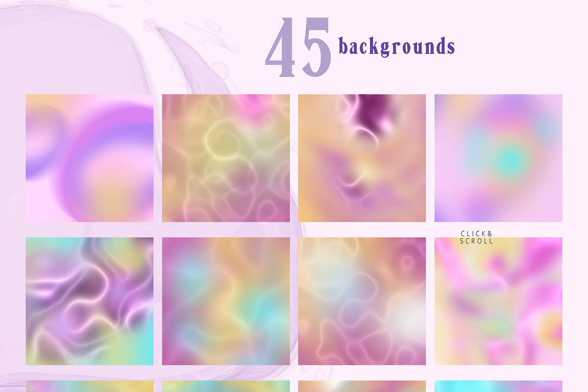Abstract gradient backgrounds, a Texture Graphic by Tiana Geo (Photo 4 of 18)