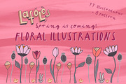 Spring - Illustrations & pattern, a Decorative Illustration by LAFOLO (Thumbnail 1 of 7)