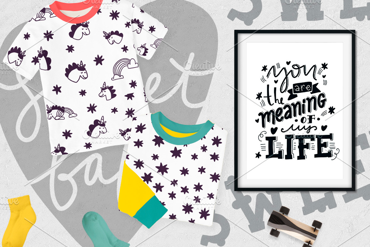 Big set for kids design., a Pattern Graphic by mikka_kika (Photo 3 of 8)