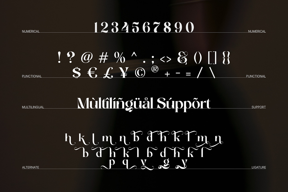 Regalia Noire - Duo Font, a Script Font by Inviline.co (Photo 4 of 14)