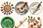 Vintage Stationery Clipart Bundle, an Object Illustration by Design Scotch (Thumbnail 8 of 8)