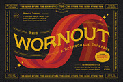 Wornout + Extras, a Sans Serif Font by The Good Store (Thumbnail 1 of 10)