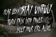 Punksters Trauma - Break the Rules, a Handwritten Font by HypeWorksCo (Thumbnail 9 of 14)