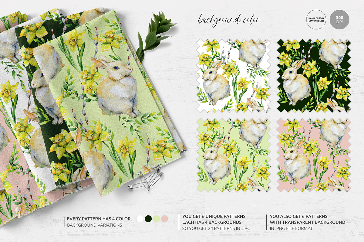 Easter illustrations & patterns, a Decorative Illustration by Anna Myslivets Art (Photo 4 of 9)