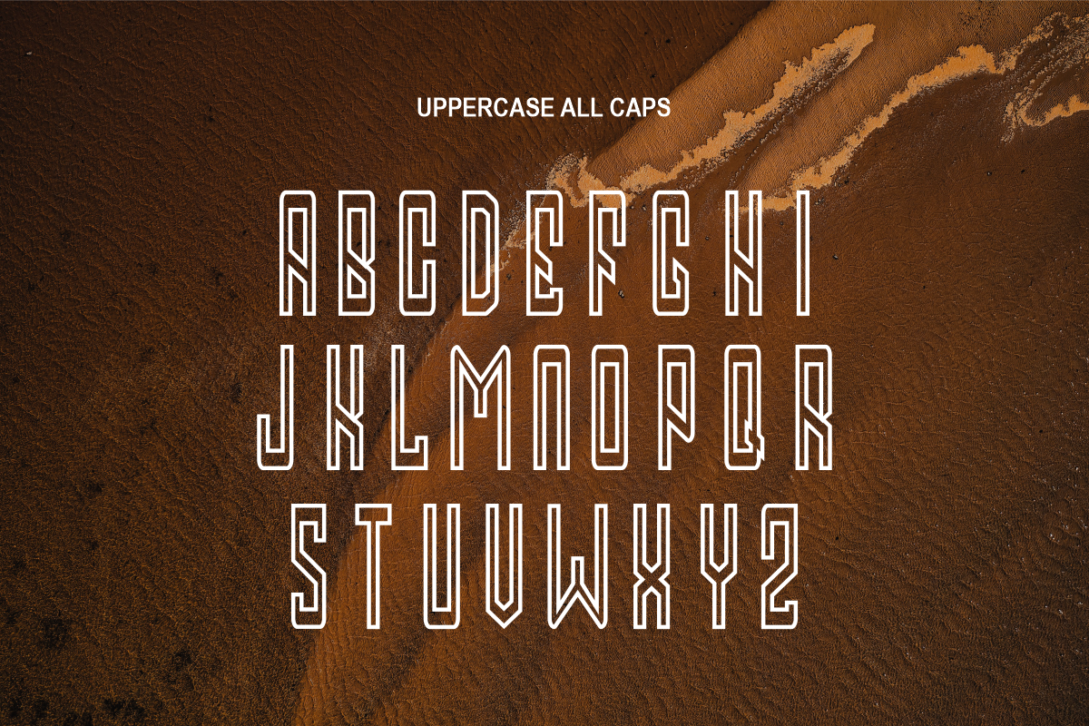 GorjandaLine, a Font by puji_hartono (Photo 4 of 5)