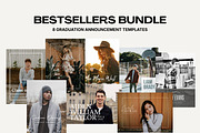 Graduation Card Templates Bundle, an Invitation Template by Laurie Cosgrove Design (Thumbnail 1 of 10)