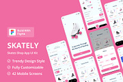 Skately - Ecommerce App Figma UI, an UI Kit Template by Themeix (Thumbnail 1 of 5)
