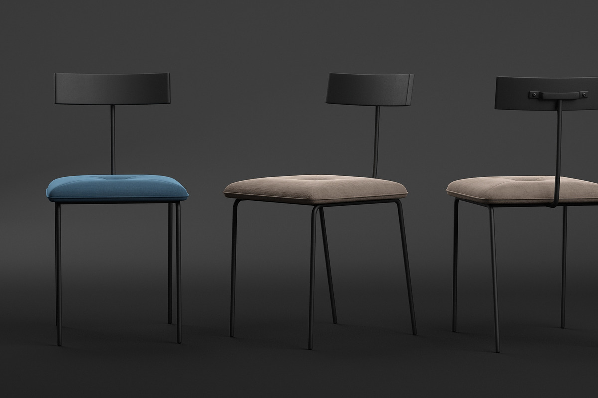 ALBA DINING CHAIR, a Furniture 3D Model by NOMODOL (Photo 2 of 6)