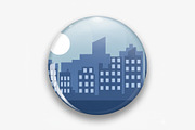 cityscape at night landscape vector, a Decorative Illustration by zyxroun shop (Thumbnail 2 of 3)