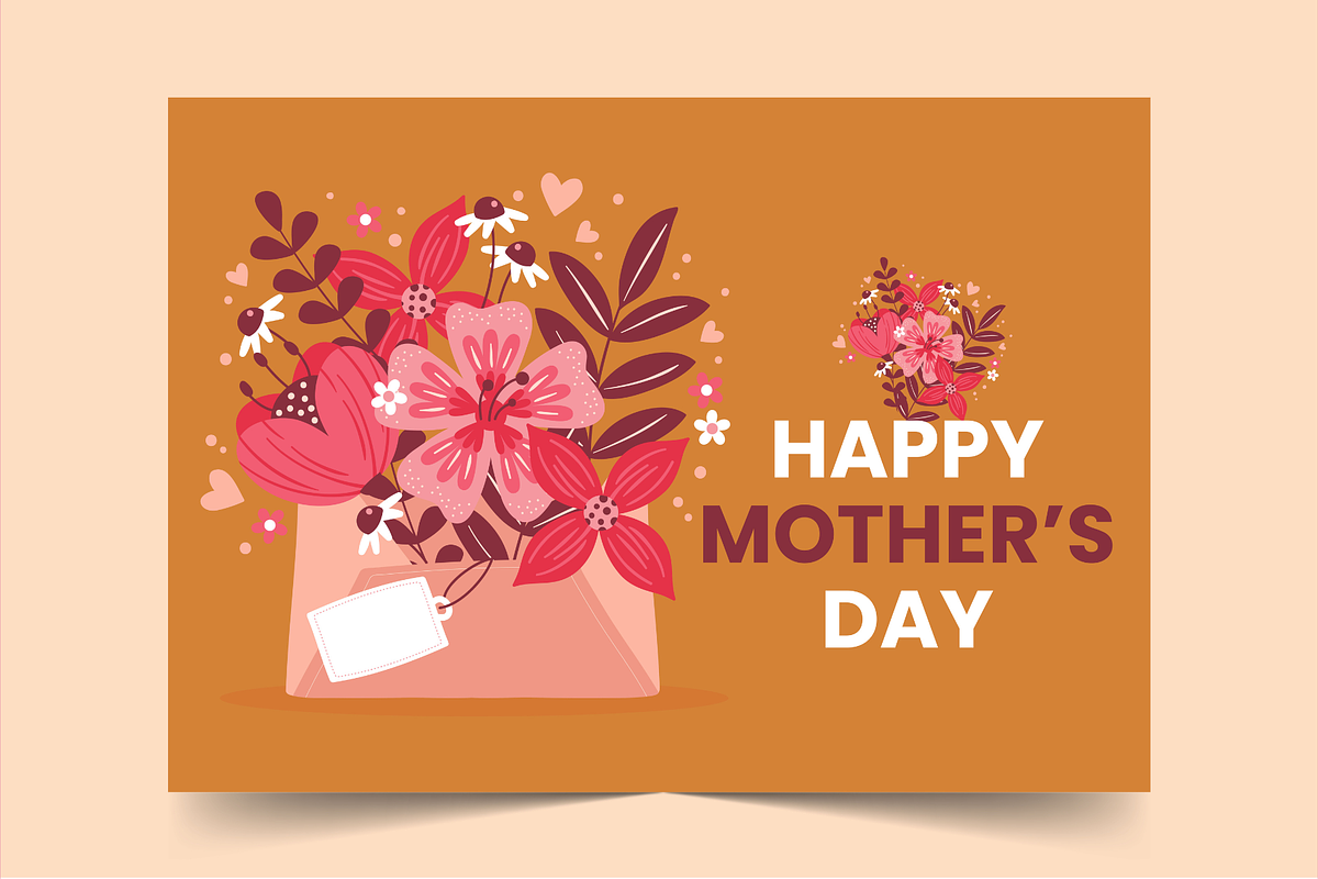 Happy Mothers Day Card, a Card Template by nataliemukundu (Photo 1 of 2)