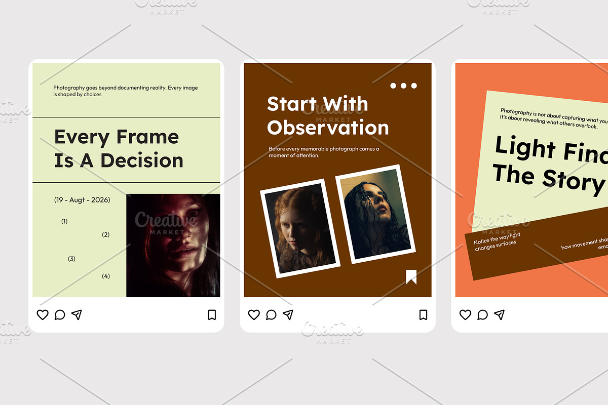 Light Finds Instagram Post, a Social Media Template by Izdihaar_Studio (Photo 4 of 4)