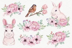 SALE! Fluffy Creatures - Watercolor