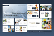 Construction Company PowerPoint, a Presentation Template by Antstheme (Thumbnail 4 of 4)