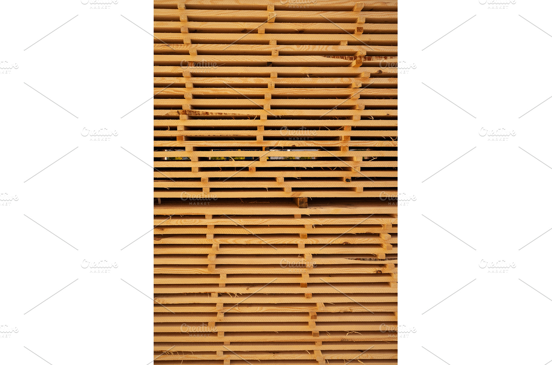 Stacked wooden planks in neat, an Industrial Photo by volodymyrshtun13795