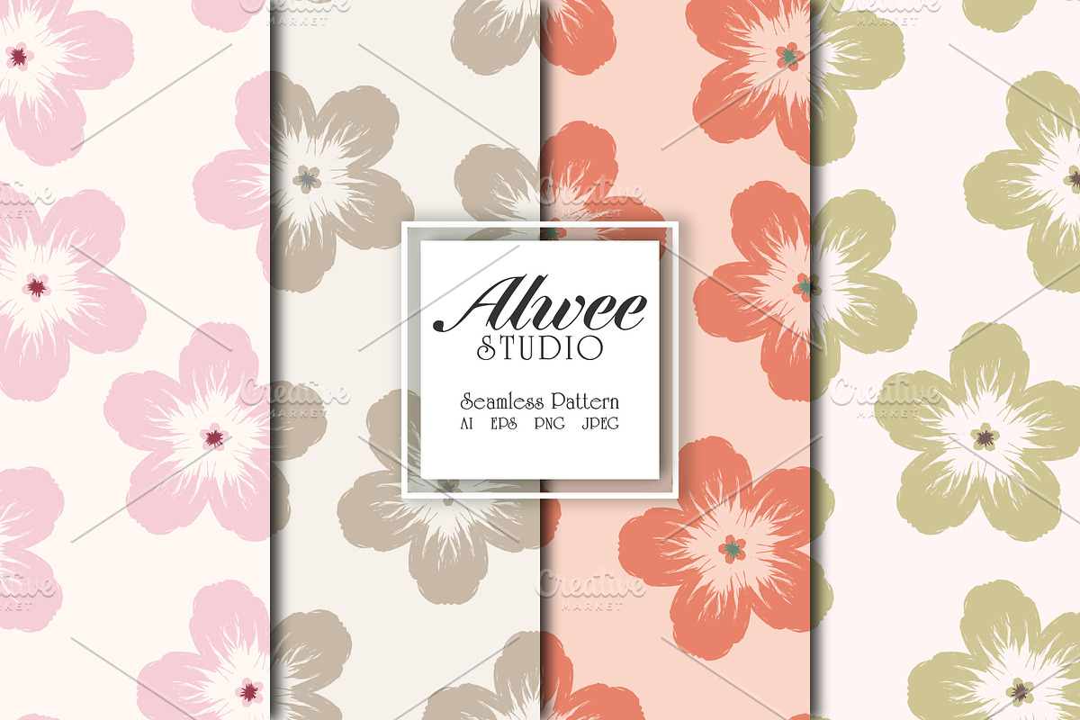 Japanese Seamless Pattern Set, a Pattern Graphic by Alwee Studio (Photo 4 of 10)