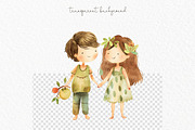 Bible character watercolor clipart, a Person Illustration by MyLittleMeow (Thumbnail 7 of 7)