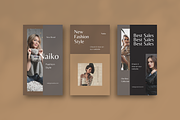 Naiko Fashion - Canva Instagram, a Social Media Template by Inkofert (Thumbnail 7 of 11)