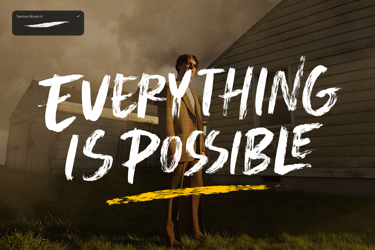 30+ Procreate Lettering Brushes, a Brush Add-On by Nurmiftah (Photo 2 of 11)