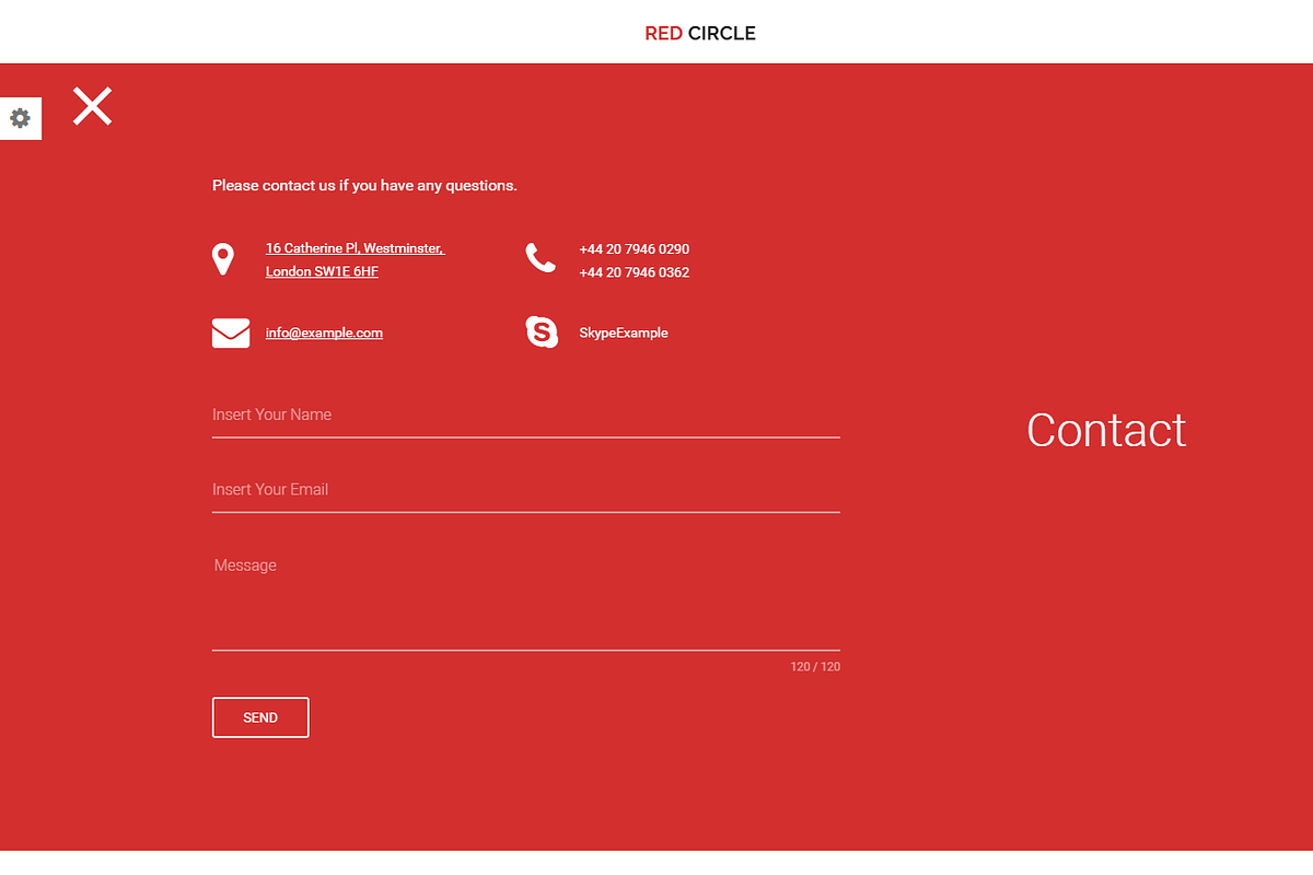 Red Circle - Coming Soon HTML Templ., a HTML Template by NetGon_Tech's Shop (Photo 5 of 6)