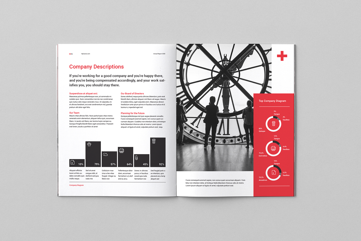 Annual Reports, a Brochure Template by BOXKAYU (Photo 4 of 17)