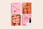 Pinkish Skincare Instagram Templates, a Social Media Template by My Template Studio (Thumbnail 5 of 16)