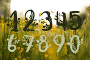 Natural Wildflower Font, SVG font, a Font by Tattoo Worker Studio (Thumbnail 4 of 4)