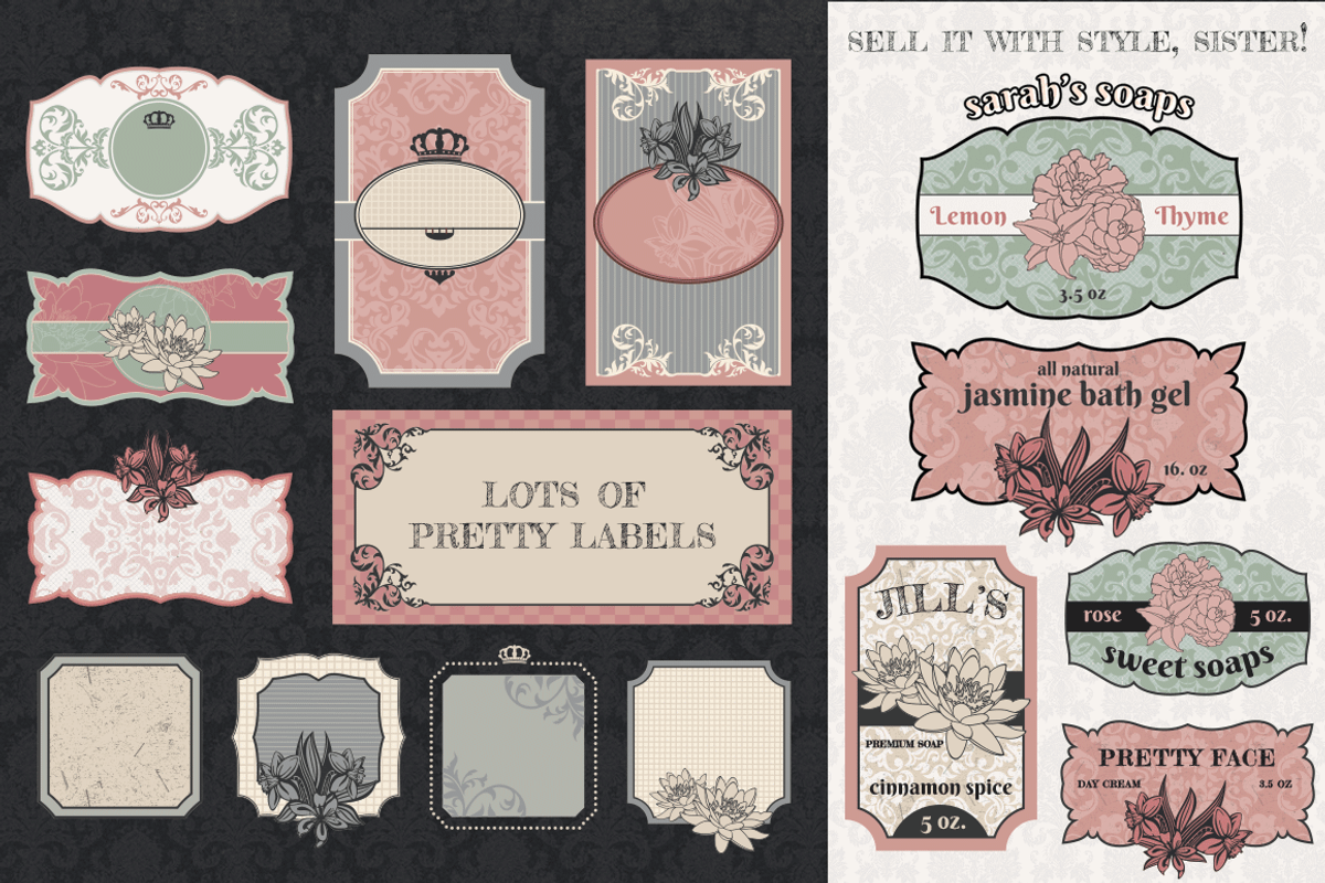 FreshKit03 Provocateur Elements, an Illustration by Fresh ID (Photo 2 of 5)