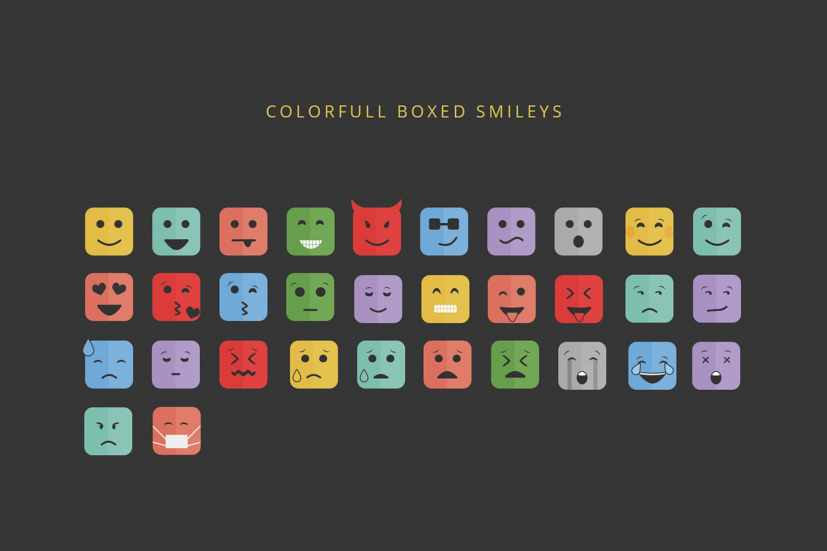 32 Smiley Emotions