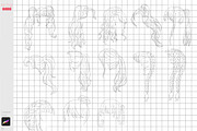 Procreate Hair Styles Anime Chibi, a Brush Add-On by ArtPrintBabe (Thumbnail 7 of 14)