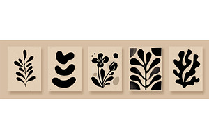 Matisse floral posters. Abstract, an Illustration by Stock-Smart-Start