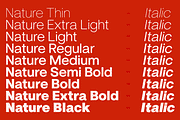 ZT Nature Sans - 18 Font & Variable, a Sans Serif Font by zelow type (Thumbnail 2 of 11)