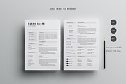 Major Resume BUNDLE | INDD + DOCX, a Resume Template by Basic Creations (Thumbnail 2 of 2)