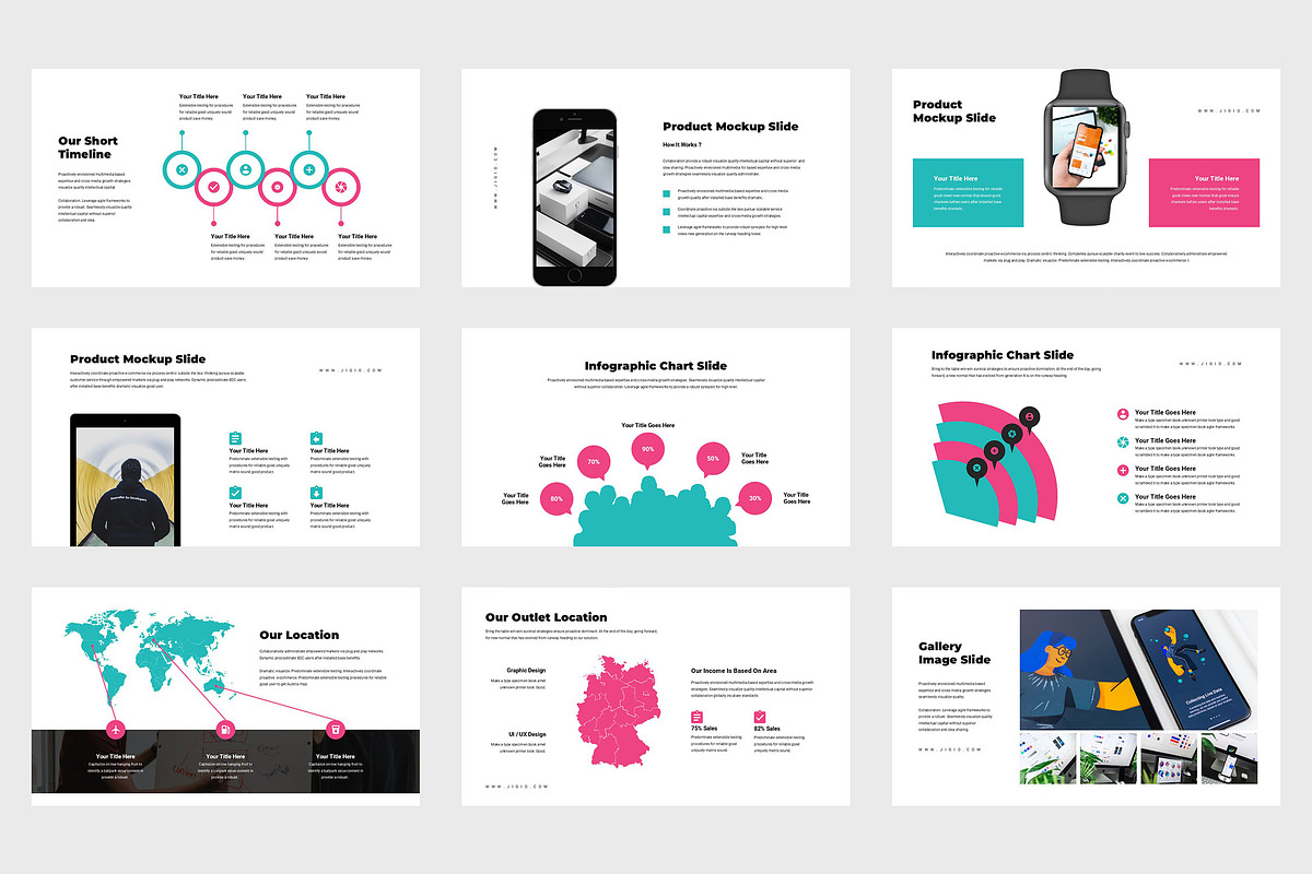 Jigio : App Showcase Powerpoint, a Presentation Template by Punkl Camp (Photo 4 of 9)