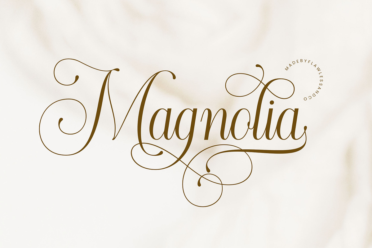 Morgalino - Wedding Script Font, a Script Font by Flawless And Co (Photo 4 of 10)