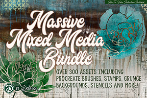 Mixed Media Procreate Bundle